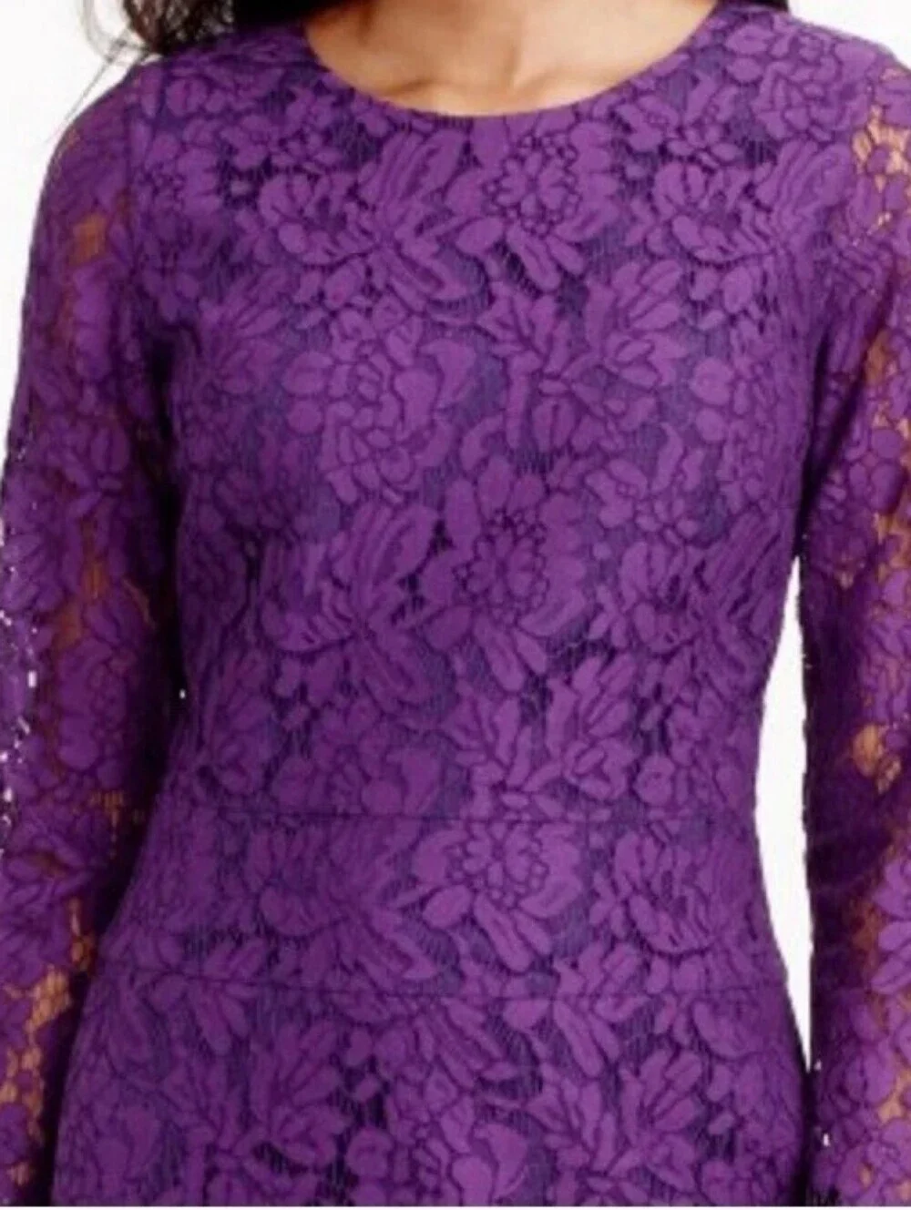 J.CREW FLORAL LACE DRESS